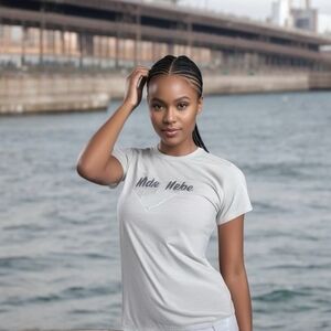 MADE HERE Cross Country Women’s Tee Heather Gray/ White T-Shirt Short Sleeve Tee